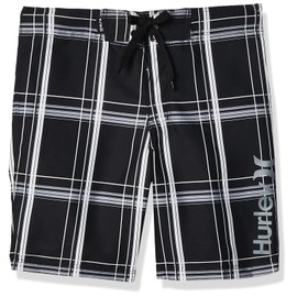 Hurley - Bañador para niño Puerto Rico, Negro, 3 Años