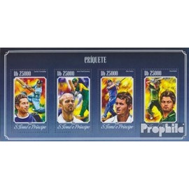 Sao TomE E PrincipE 5865-5868 Sheetlet (complete. issue) unmounted mint/never hinged ** MNH 2014 Cricket (Stamps for collectors) Ball games without football (basketball/handball/baseball …)