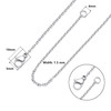 Stainless Steel Chain Bulk: LUCKYPADS Silver Chain Necklace Pack 1.5