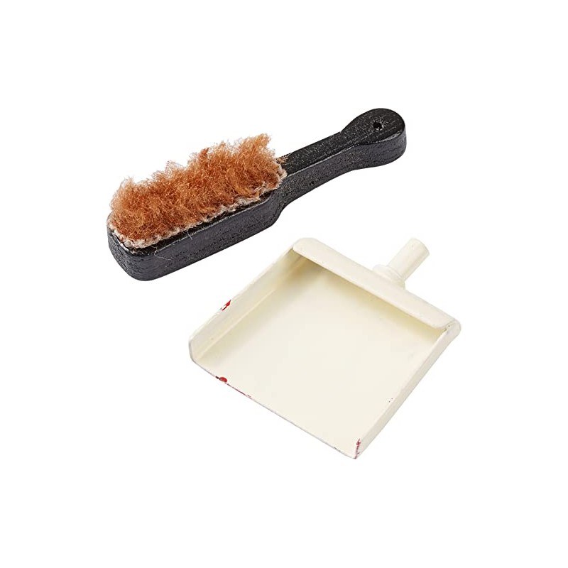 Hobbyfun Miniature Broom and Shovel 4cm