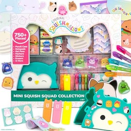 Colección de Mini Squish Squad Original de Squishmallows, Set de Papelería, Más de 750 Piezas