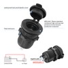 12V Car Cigarette Lighter Socket Waterproof and Dustproof plug socket
