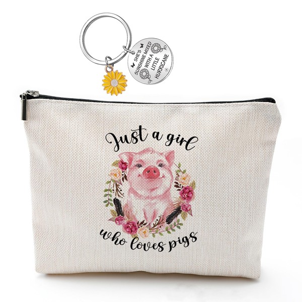 Finpletai Pig Gift for Girls Women, Pig Lover Gift Makeup