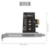 CeaHoify PCIE to M2 Adapter PCI Express 3.0 X1 to