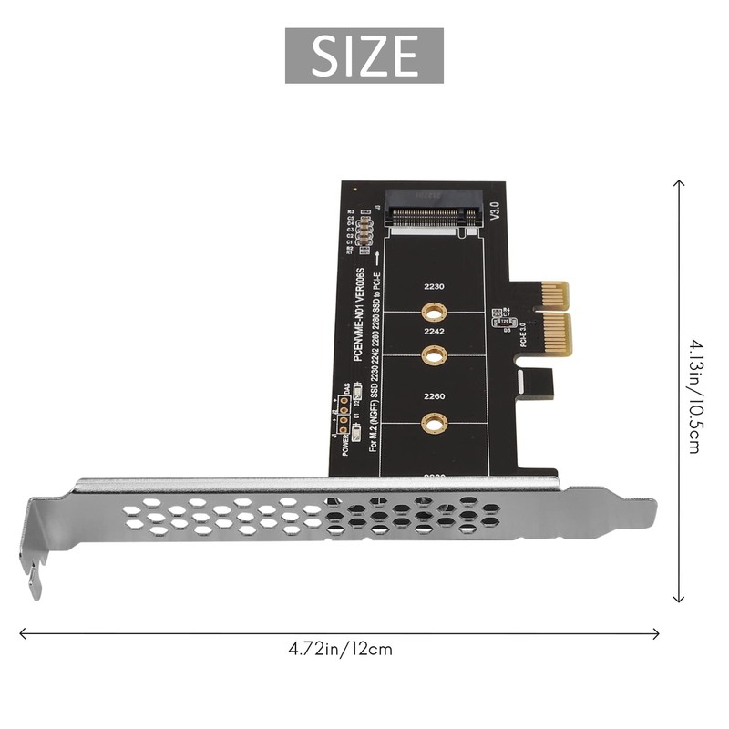 CeaHoify PCIE to M2 Adapter PCI Express 3.0 X1 to