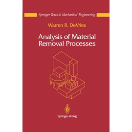Analysis of Material Removal Processes