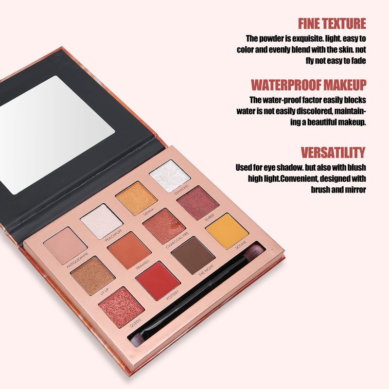 FOCALLURE Shining Matte Eye Shadow Palette Cosmetic Professional Waterproof Eyeshadow