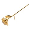 24K Gold Plated Rose Clear Texture Romantic Exquisite Long Lasting