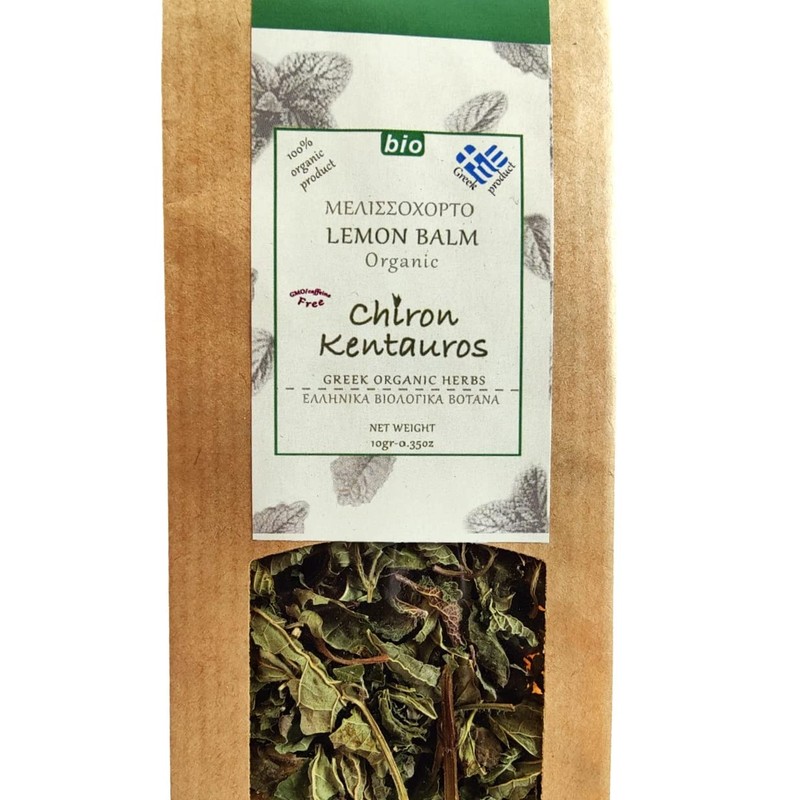 Greek Organic Bio Herb Melissa/Lemon Balm Leaves from Mount Pelion