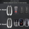 Happtoy Heavy Metal Key Fob Cover Case Protector for Toyota