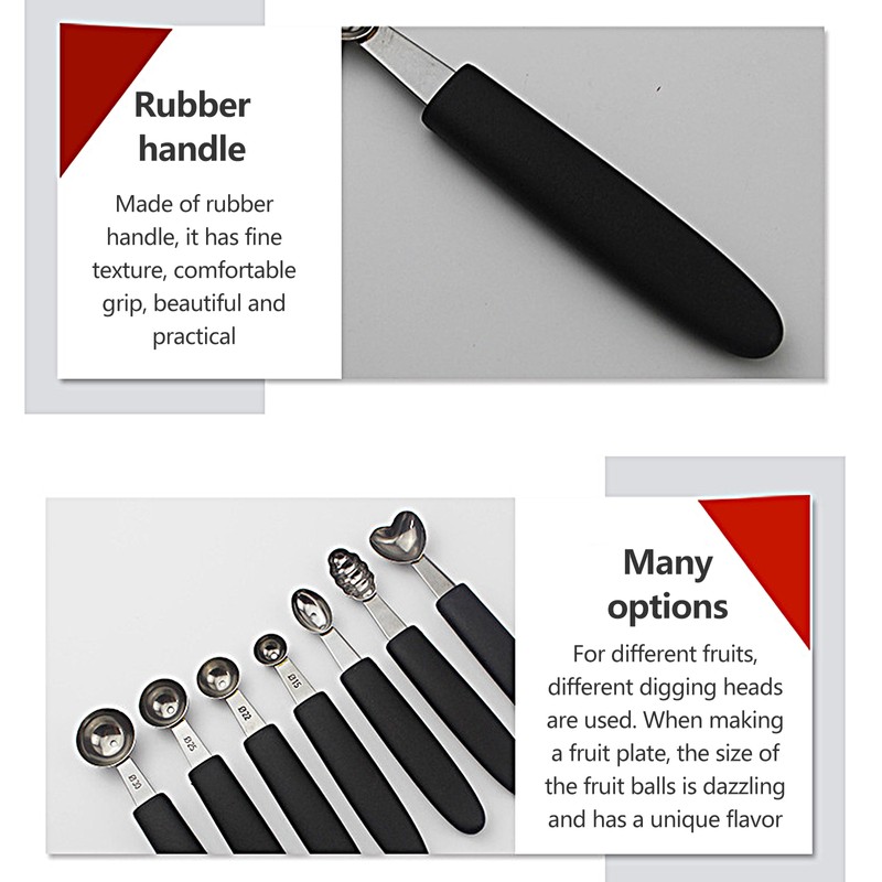 Stainless Steel Digger Ice Cream Watermelon Platter Scoop Kitchen Gadget