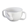 Dr. Junghans Medical 29001 Krankentasse (Schnabeltasse) 2 Henkel, weiß