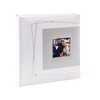 Kusso White Wedding Photo Album Luxury Pearl White with Silver