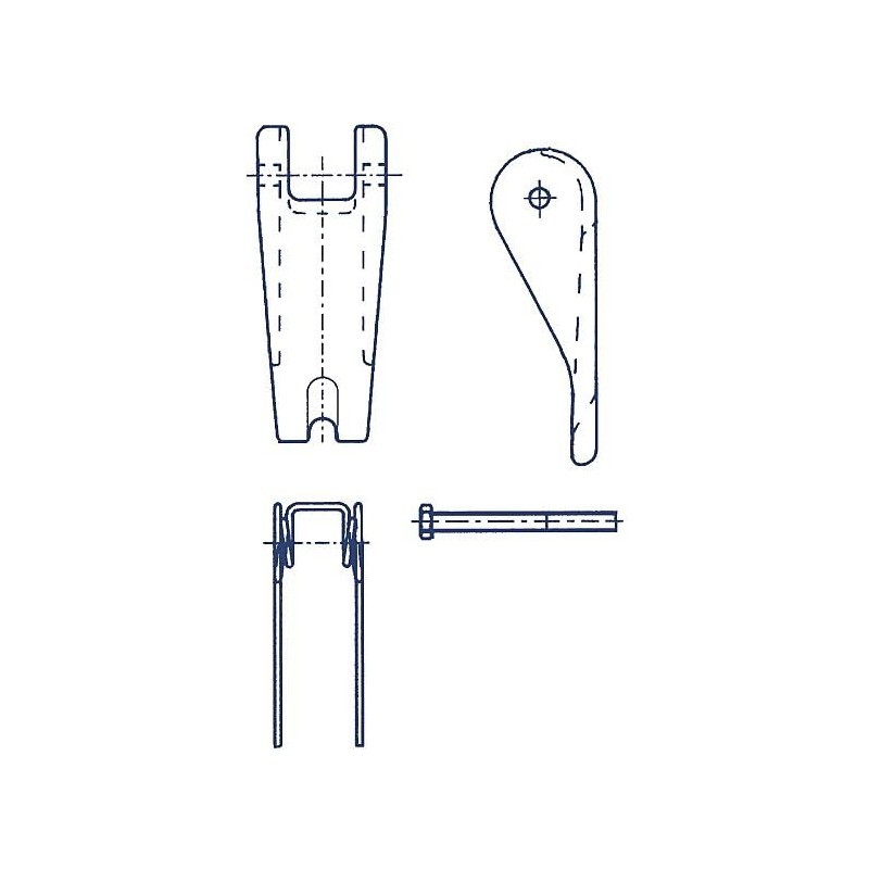 C30SN/C80SN 80mm Diameter 8/10 Grade 8/10 Safety Forged Trap for