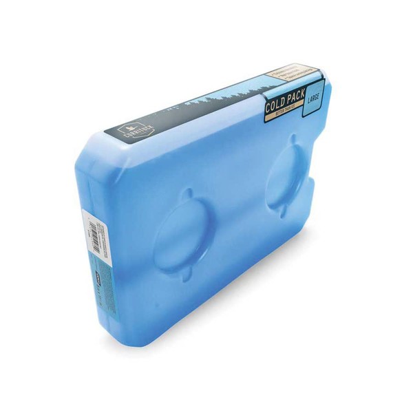 Camco Large Currituck Reusable Freezer Cold Pack for Coolers and Lunch Boxes These Cool Ice Packs are Perfect for Camping, Hiking, the Beach and Travel (51980) , Blue
