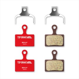 TOP BRAKE 2 Pairs Disc Road Bike Brake Pads for Shimano XTR-M9100,Dura Ace R9170, GRX RX400, BR RS305,405,505,805; Tektro HD-R310/R510,TRP-Hylex Flat Mount