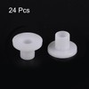 sourcing map 24pcs Flanged Sleeve Bearings Plastic Bushings ID 6mm