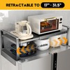Adjustable Refrigerator or Washer Top Storage Rack (17-31.5 inches) -