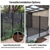 Twira Outdoor Privacy Screen 47" x 71", Extra Large Fence