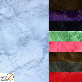 Hug-Z™ Rabbit Snuggle Minky Fabric by The Yard DIY Baby Blankets Decor Clothing (Platinum)