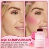 Cooling Water Jelly Tint Lip Cheek Blush, Buildable Sheer Makeup