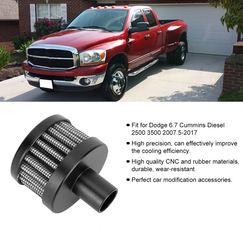 Car Crank Case Vent Reroute Kit Fit for Dodge 6.7
