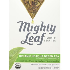 Mighty Leaf Green Tea, Organic Hojicha, 15 Pouches