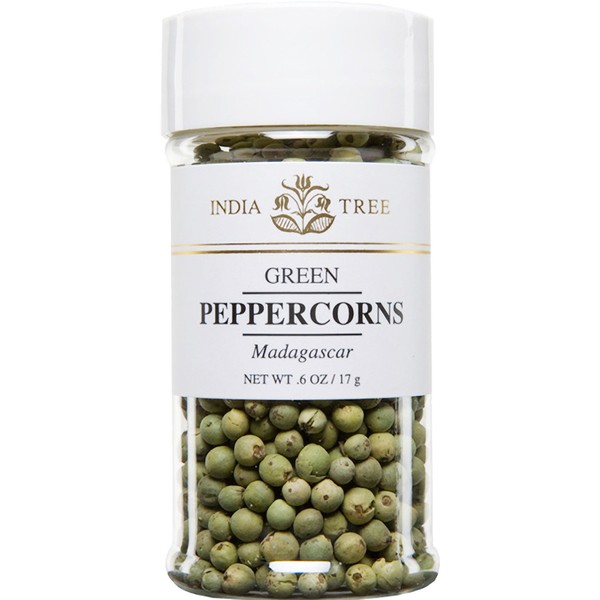 India Tree Peppercorns Green Jar, 0.6-Ounce (Pack of 3)