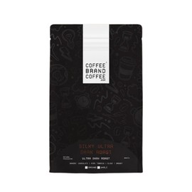 Coffee Brand Coffee Silky Dark Roast | Bold and Rich Blend of Premium, Luxurious, and Robust Grounds Coffee | Experience A Velvety-Smooth, Delicious, Strong Taste | 12 Oz