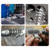 Stainless Steel Bore Brush Hex Handle Cleaning Wire Brush, 6Pcs