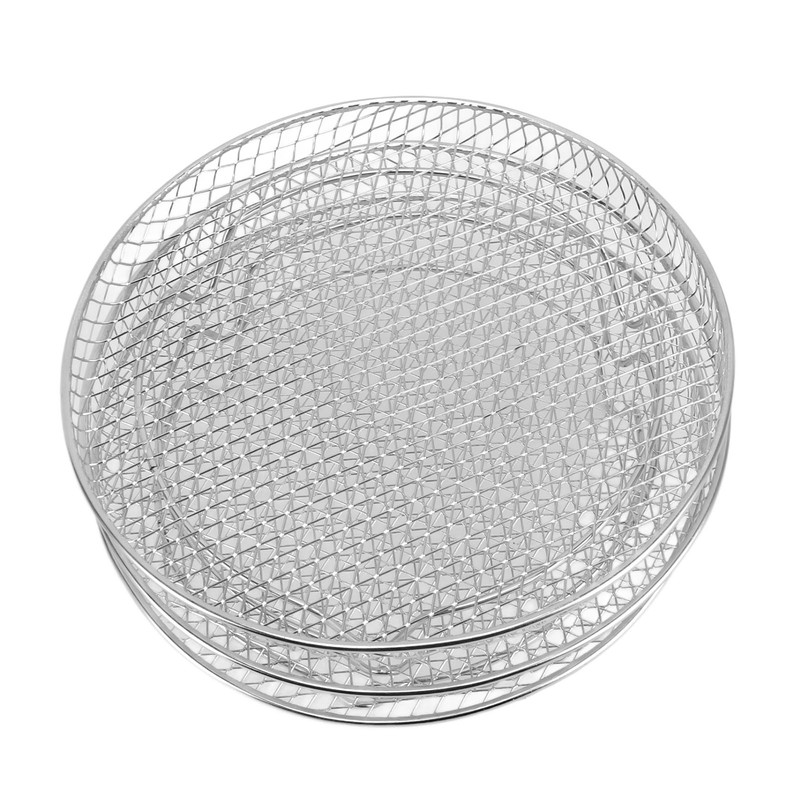 3PCS Fryer Rack Set 304 Stainless Steel Stackable Multi Layer