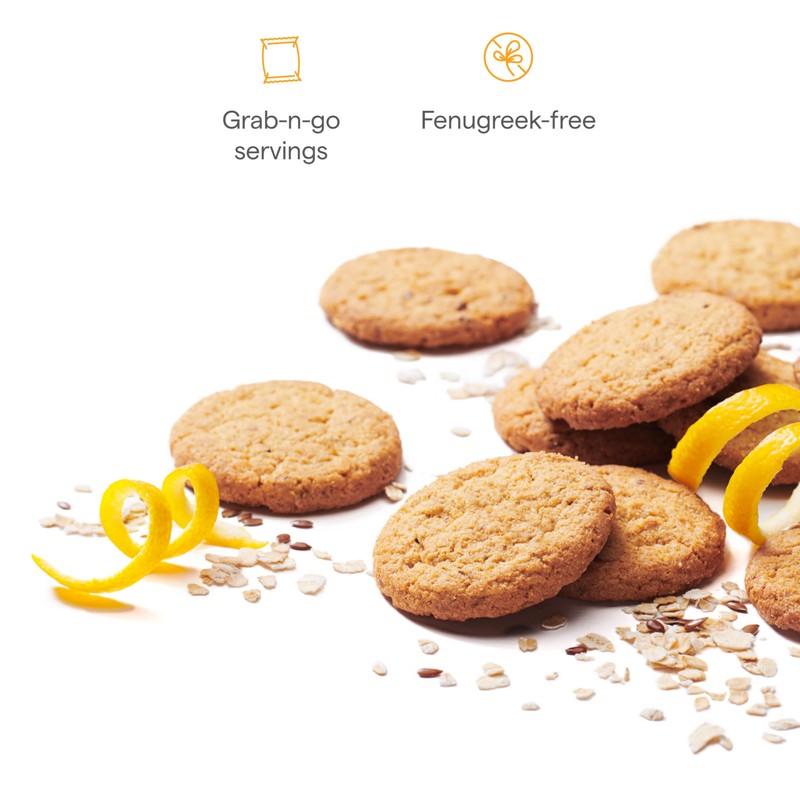 Munchkin Milkmakers Lactation Cookie Bites, Lemon Bliss, 10 Ct