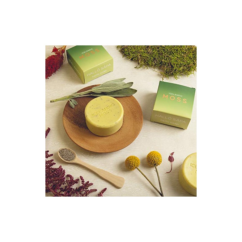 Organic Exfoliating Bars of Soap, Natural Ingredients, Assorted Scents, Icelandic