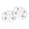 sourcing map 2 Pack 2 Inch Rotating Stand with Steel
