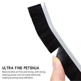 Mandark 9PCS Car Crevice Cleaning Brush, Multifunctional Vehicle Hard Bristle Gap Cleaning Tools for Small Space, Auto Grout Cleaner Scrub Brushes for Vehicles, Household, Bathroom (Black)