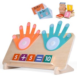 Juguetes Montessori para Niños de 4 a 6 Años, Regletas Matemáticas de Conteo y Suma, Juguete Didáctico Educativo, Desarrollo de Motricidad Fina y Reco