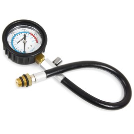 Powerbuilt Compression Tester, 14mm & 18mm Spark Plug Threads, Up to 300 PSI – Fast, Accurate Cylinder Pressure Gauge for Gas Engines – 647000