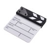 Compact Size Acrylic Clapboard Dry Erase TV Film Movie Director
