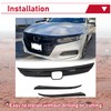 HECASA Front Grille Cover Compatible with 2018 2019 2020 Honda