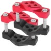 Windance 2pcs Motorcycle Bumper Clamp Bracket, Driving Fog Lights Holder,
