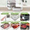 Blushtier 12 Pcs Stainless Steel Food Storage Containers with Lids,