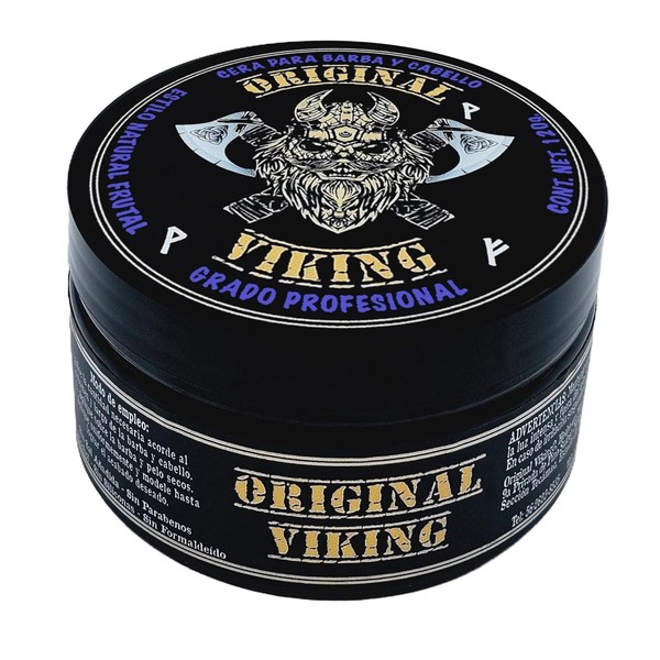 ORIGINAL VIKING Cera FRUTAL SHOCK - PREMIUM para Barba, Bigote