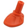 Unbranded Orange Motorcycle Kick Side Stand Base Foot Base Plate