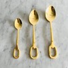 (Hottracks) Gold Cutlery, Western Cuisine, Dessert Spoon / (핫트랙스)골드 커트러리 양식기 디저트스푼