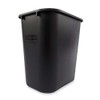 Rubbermaid Rubbermaid Commercial Products Plastic Wastebasket/Trash Can, 7-Gallon/28-Quart, Black, for