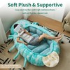 Hugging Sleeping Bag, Fluffy Animal Shaped Slumber Pod, Adult Sleep
