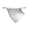 Oatey 43816 Level Fit Closet Flange, 3 Or 4 In, Pvc, 3-Inch or 4-Inch
