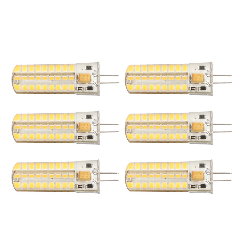6pcs G4 LED Bulb 700LM 7W 72LED 360 Degree Lighting