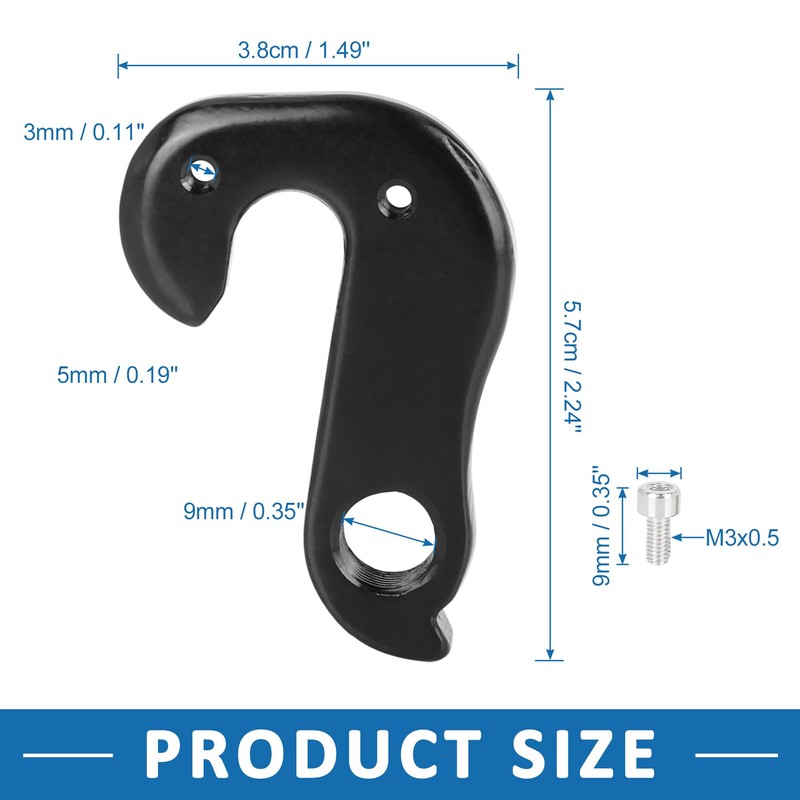 A ABSOPRO Bicycle Tail Hook Rear Hanger Frame Gear Tail