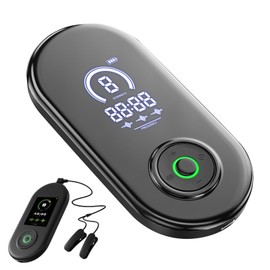 Advanced Sleep Aid, Device for Vagus Nerve Stimulation with Ear Clips, Sleep Aid Device, CES Reduces Anxiety, Microcurrent Sleep Aid, 3 Modes, 9 Strengths, USB Charging